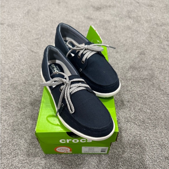 CROCS Shoes - ✨NWT✨ CROCS Women’s Walt II Canvas Skimmer Shoes